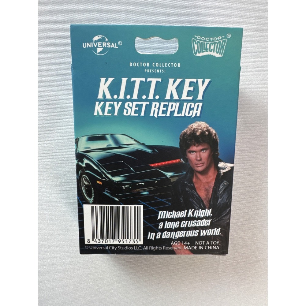 Knight Rider KITT Key Replica Doctor Collector DCKITT03 Keychain Open Box - Picture 2 of 12